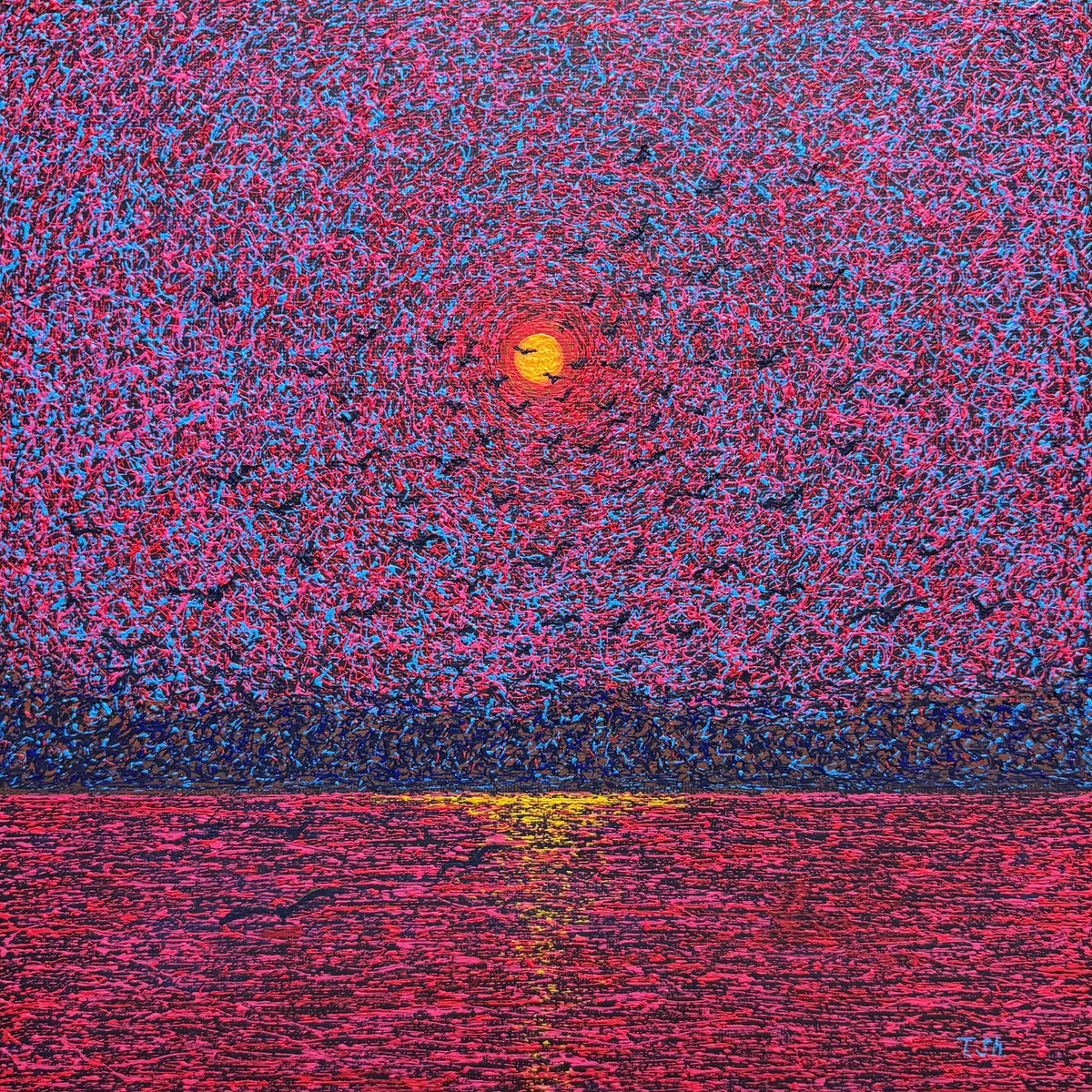  The Evening Dance By Tina Shyfruk, 12 X 12, Artwork For Sale On Artfinder
