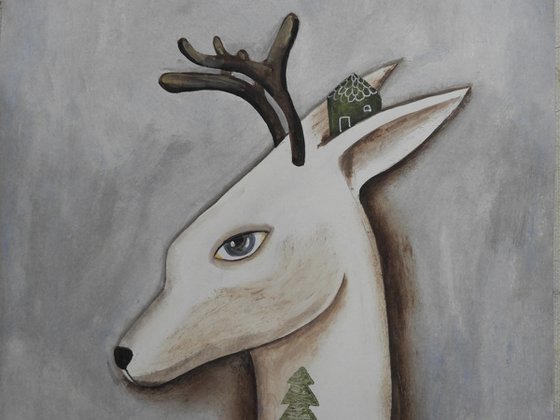 The deer