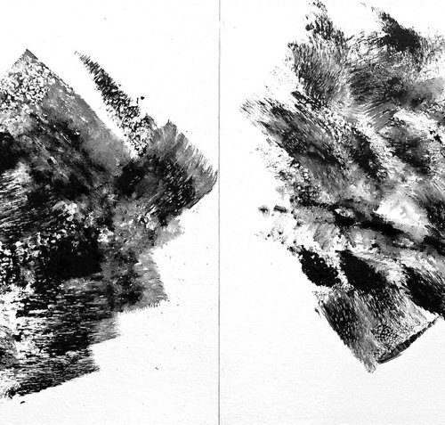 Pursuit Diptych by Newel Hunter