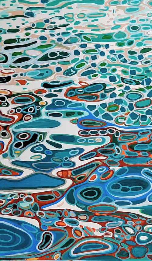 Water Reflection No.1  / 100 x 70 cm by Alexandra Djokic