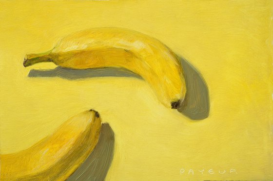 modern still life of  banana