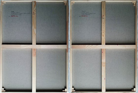 Golden Sails (diptych)