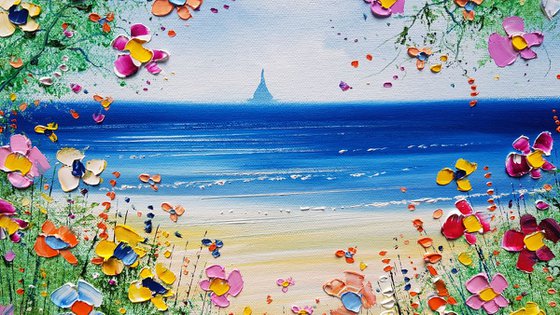 "Sunshine Beach & Flowers in Love"