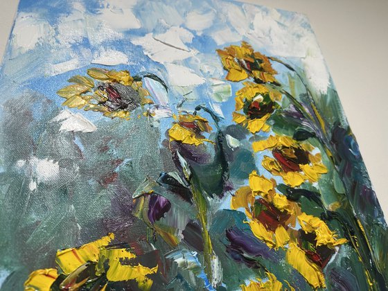 Sunflowers landscape