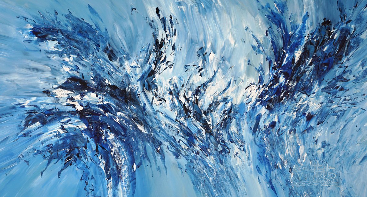 Blue Impression C 2 by Peter Nottrott