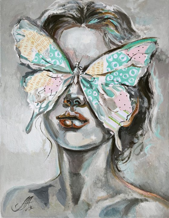 Portrait with Butterfly