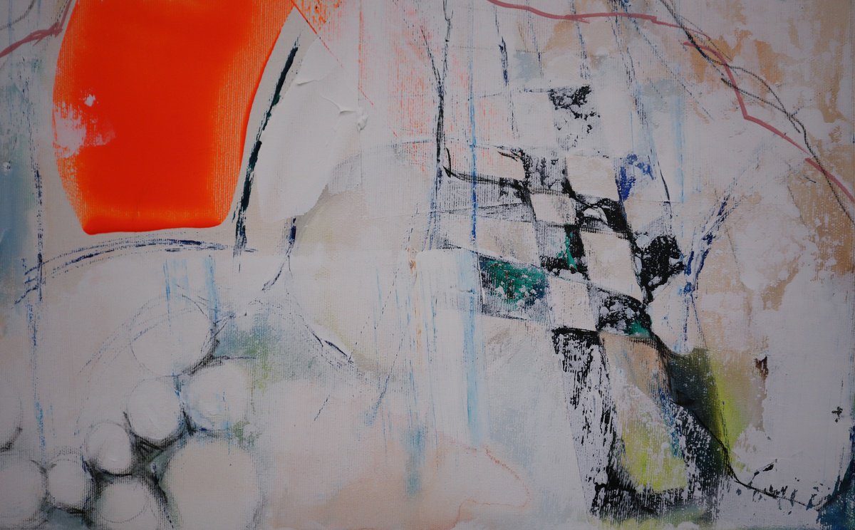 Abstract Acrylic Painting By Szilvia Ipacs 