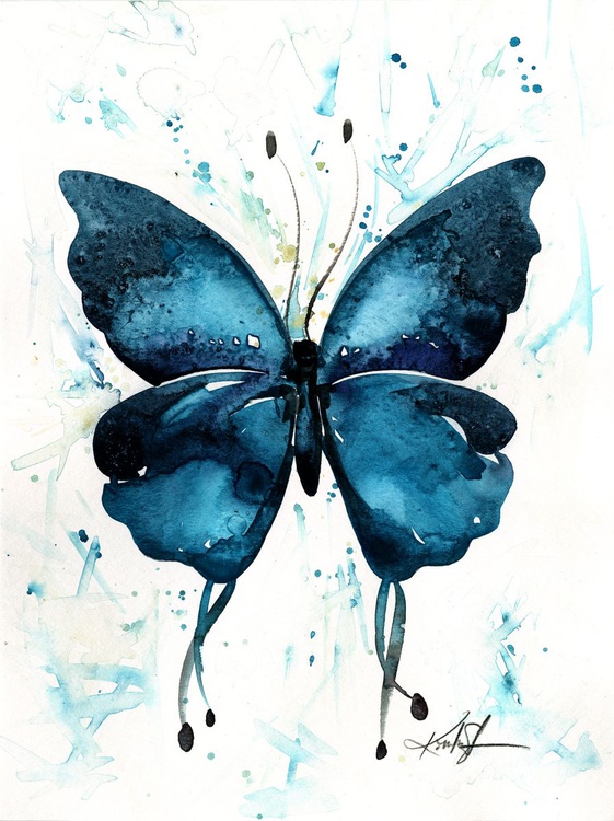Watercolor Butterfly 7 Abstract Butterfly Wate Artfinder