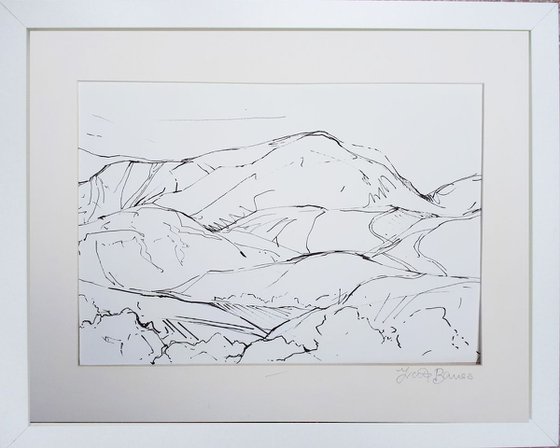 DIARY DRAWING  No. 4  Buttermere 04 09 18