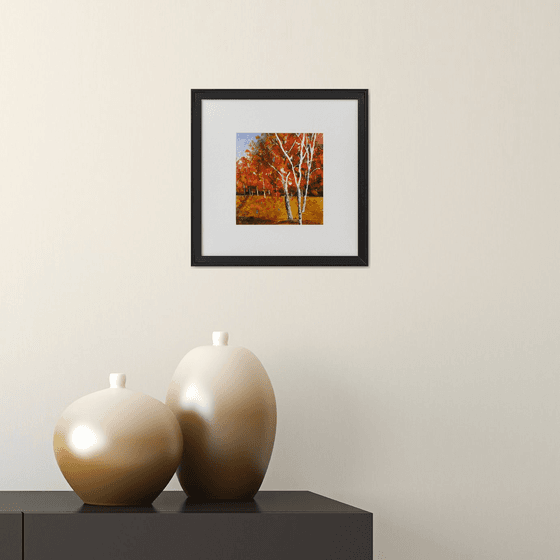 Silver Birches Park framed