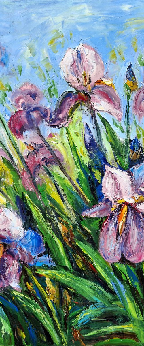 Field of Irises by Mher Avagyan