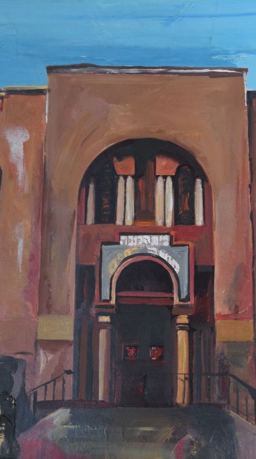Allenby Street, Tel Aviv, Old Synagogue by Andrew  Reid Wildman