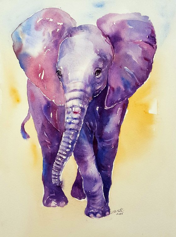Purple Candy _ Baby Elephant