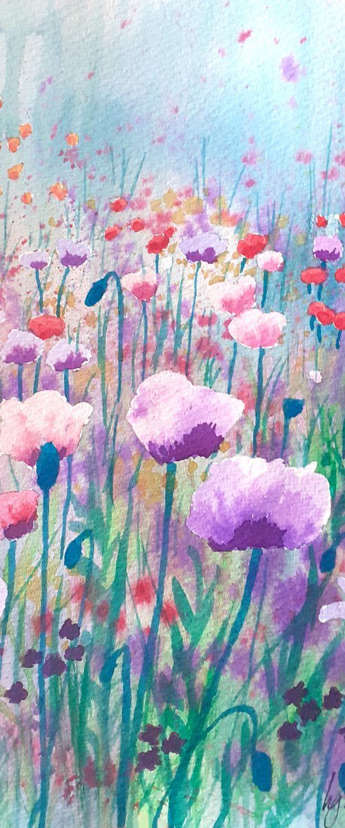 Among the Poppies by Lisa Mann