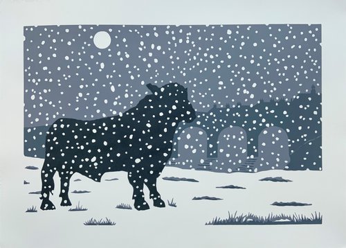 Wyeside Snow by Paul Rickard
