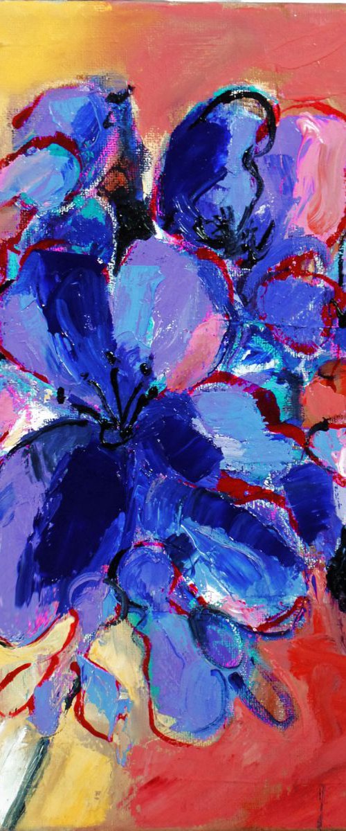 Blue Hyacinths by Irene Wilkes