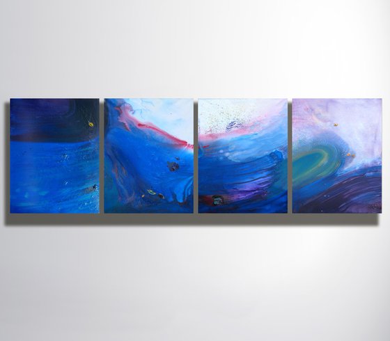 "Wave" polyptych