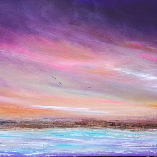 Seascape, A Lucky Break - Art, skyscape by Mel Graham