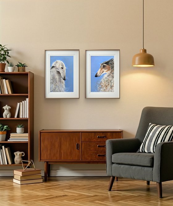 Dog Portraits Soft Pastel