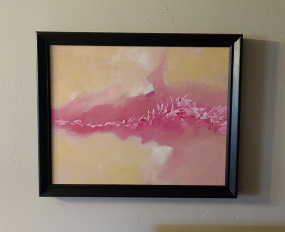 The Path. original framed oil painting