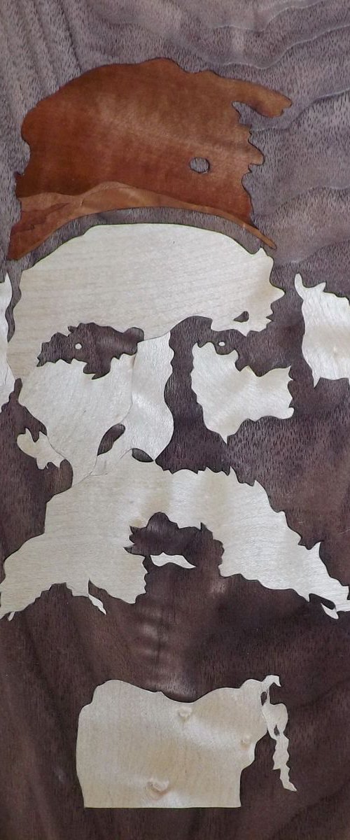 Vuk Stefanovic Karadzic (marquetry work) by Dušan Rakić