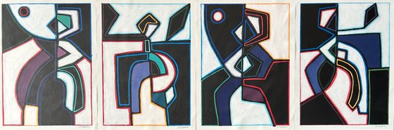 Never Stop Dancing (Set of 4)