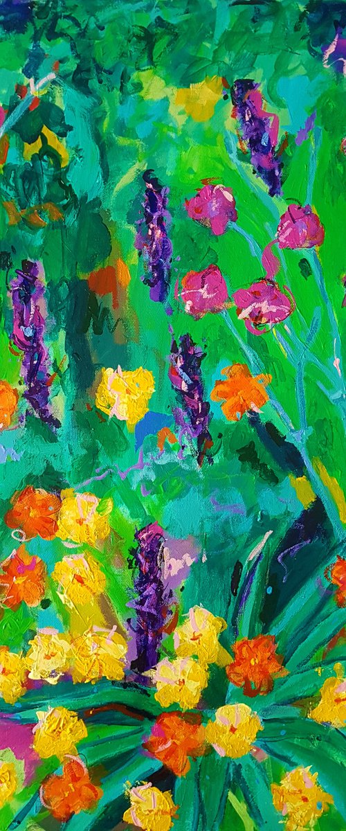 Flowers on Hampstead Heath by Dawn Underwood
