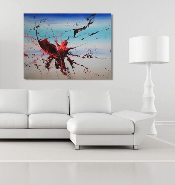 Artist's Beach I (Spirits Of Skies 108029) - 120 x 90 cm - XXL (48 x 36 inches)