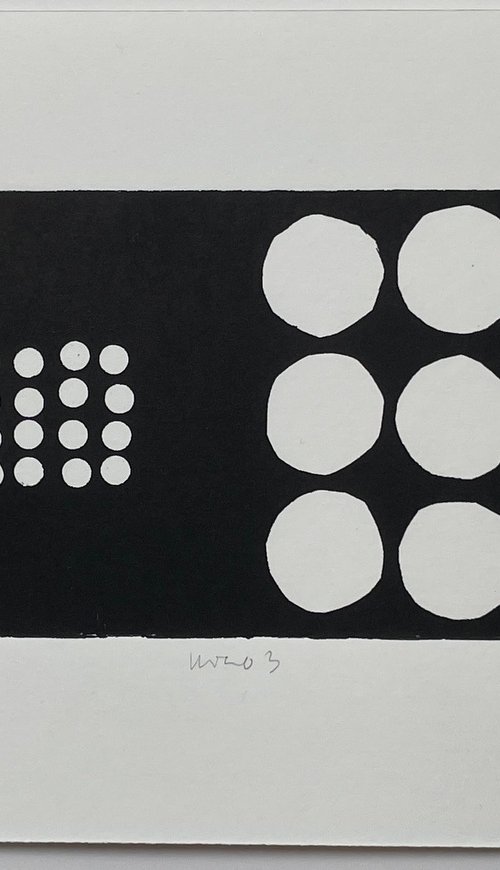 Mono No.3 original abstract monotype by Francesca Iannaccone