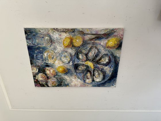 Still life with oysters