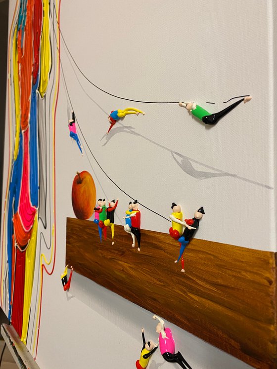 Action.3D Woman. Eka Peradze Art