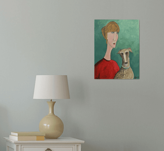 Girl and her Dog