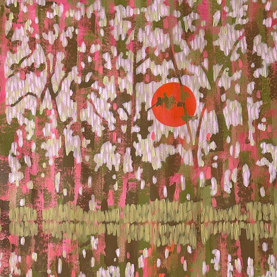 Lace of the Forest at Sunset