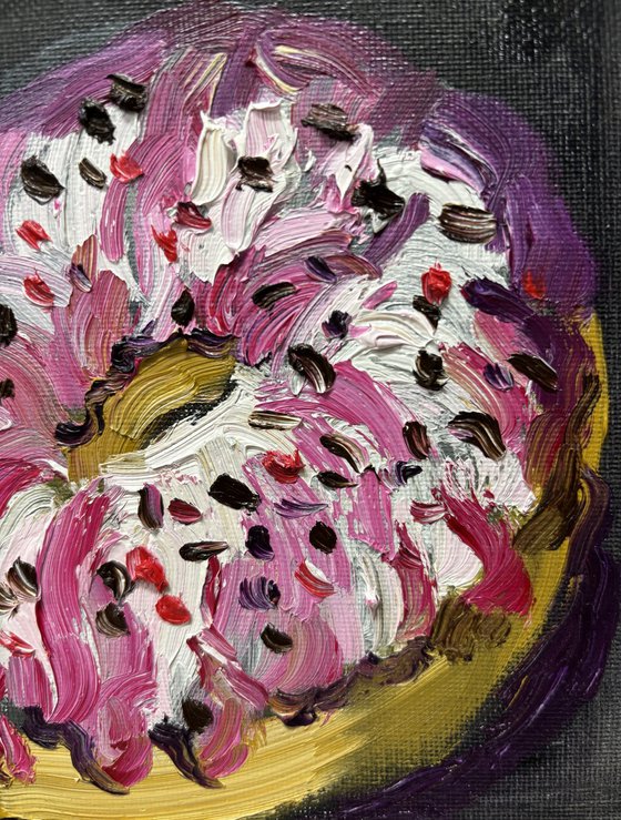 Still Life with Pink Donut