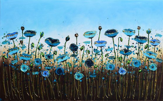 A burst of Blue Poppies