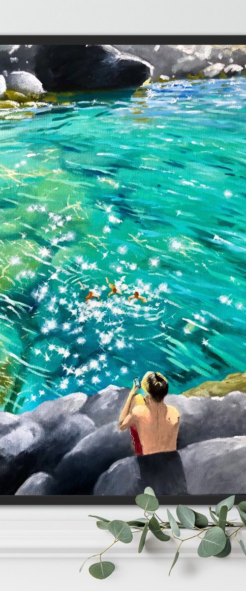 Time to swim by Volodymyr Smoliak