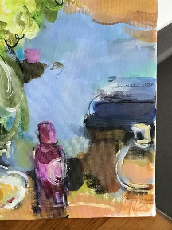 Hydrangea and perfume