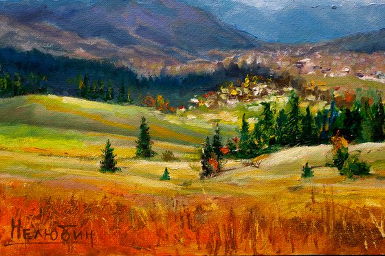 "Mountain landscape" autumn