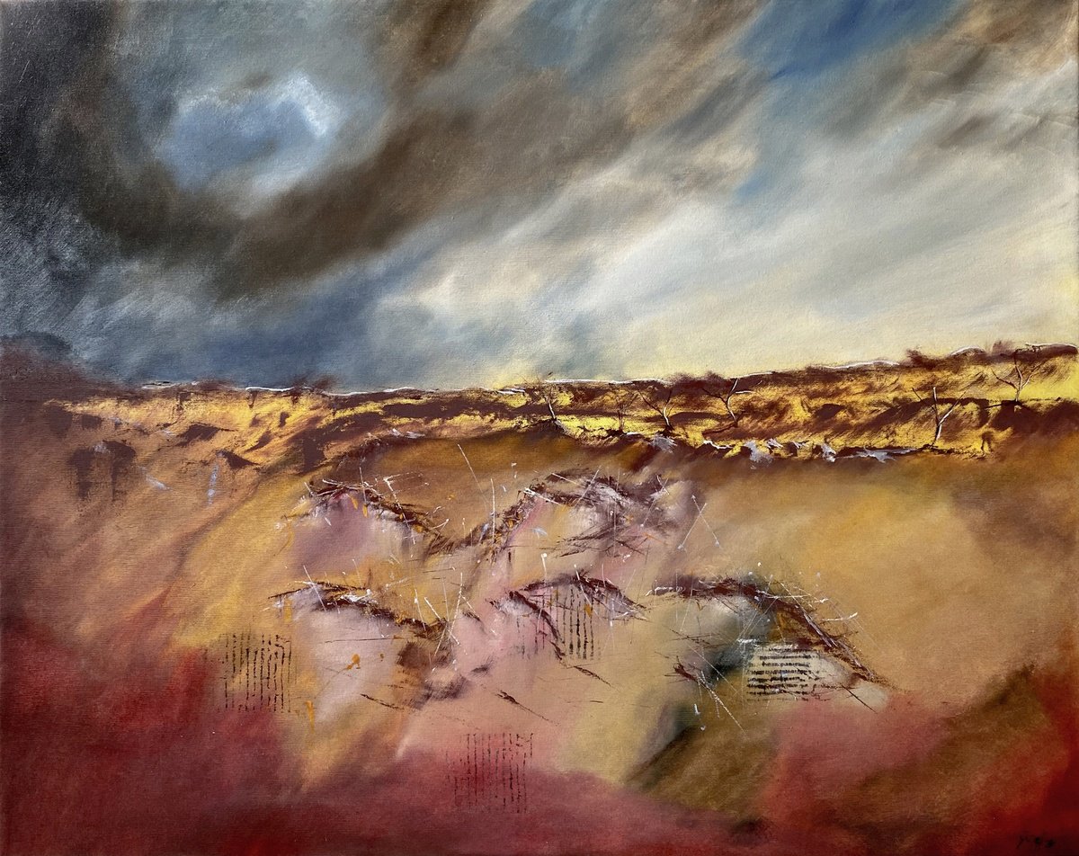 Dune Abstract By YS?rei, 39 X 31, Artwork For Sale On Artfinder