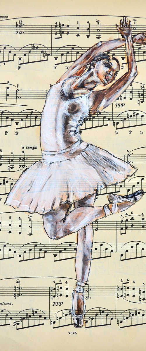 Ballerina XLIII- Music Page by Misty Lady - M. Nierobisz