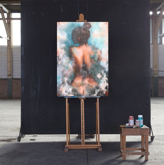 raw shapes of grace (120 x 80 cm) Dee Brown