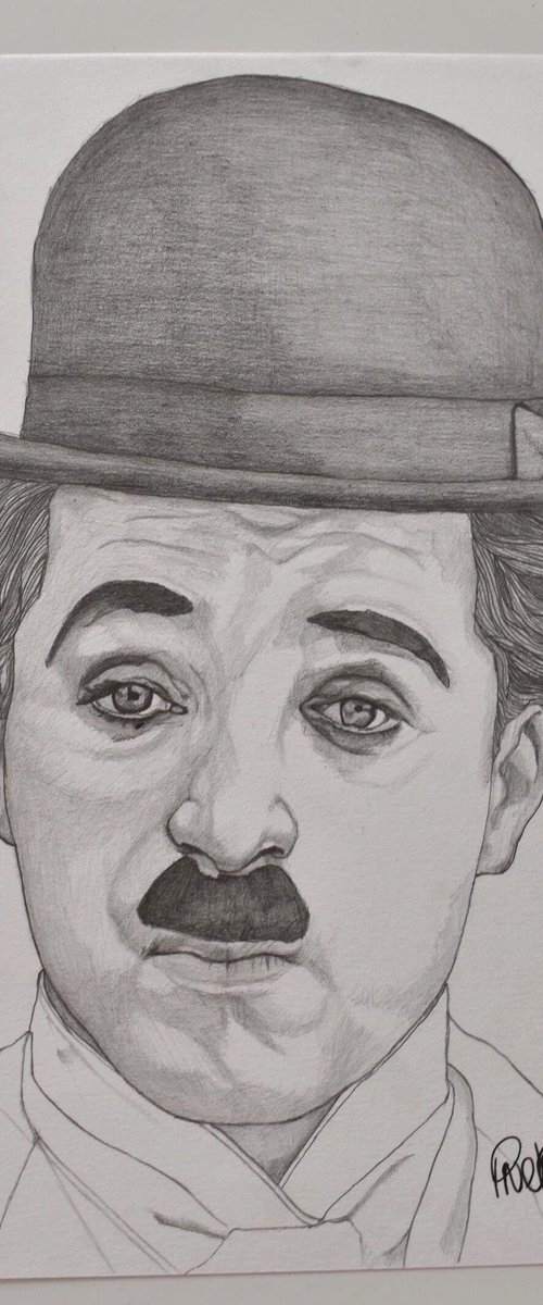 Charlie Chaplin Portrait by Paul Nelson-Esch