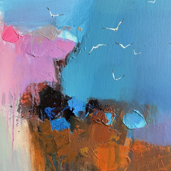 Golden path to the sea