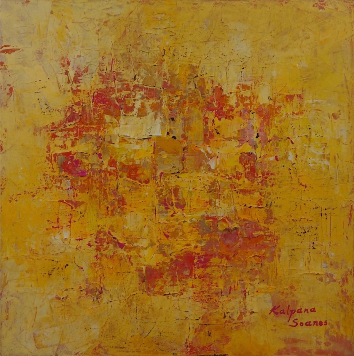Shades Of Benevolence Ii By Kalpana Soanes, 24 X 24, Artwork For Sale On Artfinder
