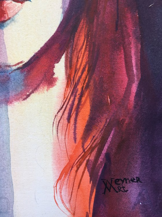 Portrait of a young woman