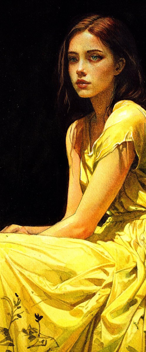 Girl in a Yellow Dress by REME Jr.