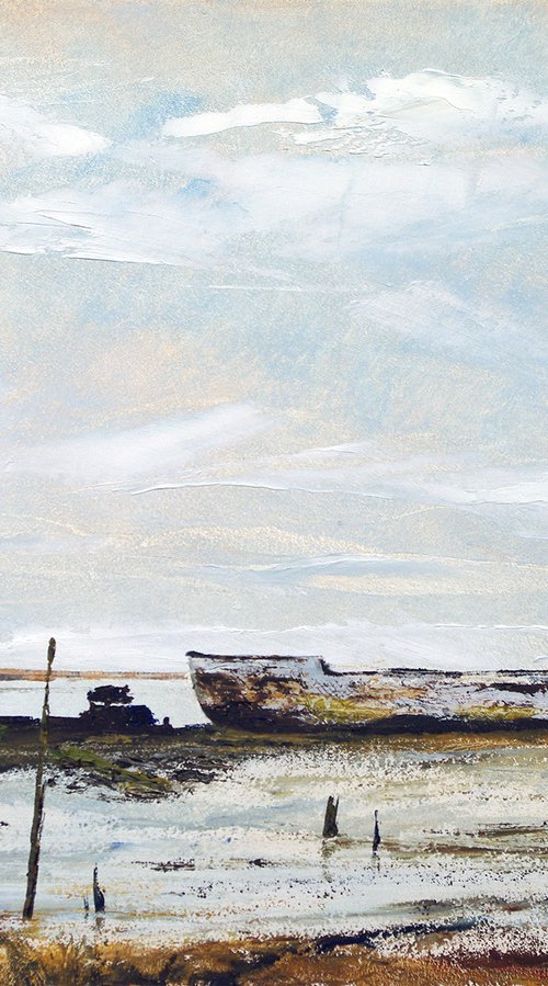 BARGE ABANDONED by Richard Manning