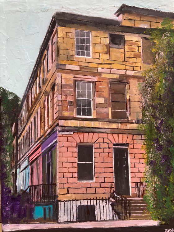 Colourful Edinburgh Buildings