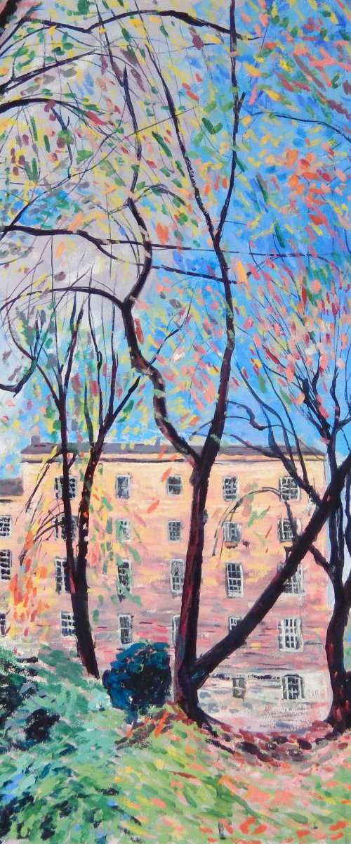 Falling Leaves, Edinburgh by Stephen Howard Harrison