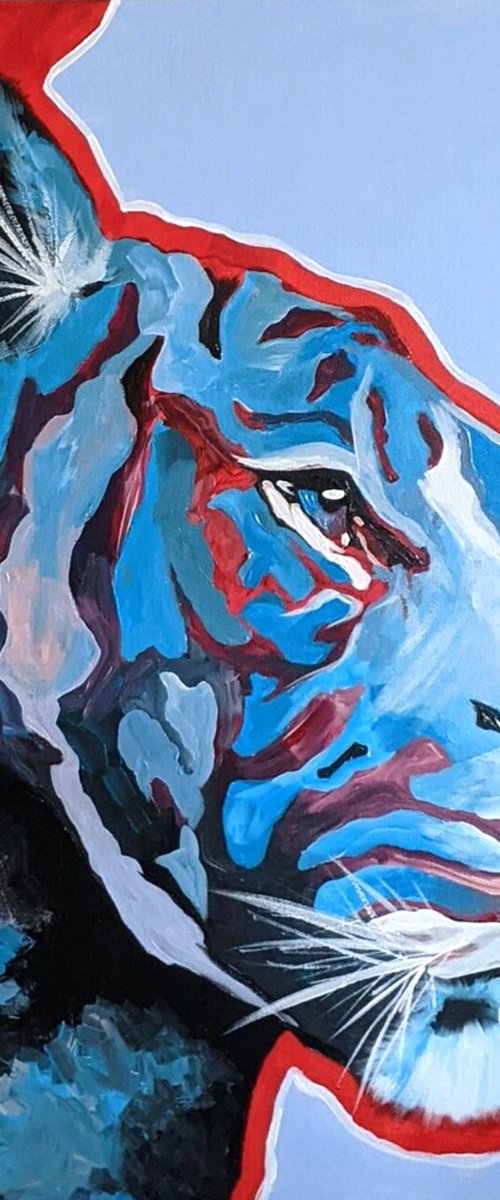 Majesty in Blue by Tusya Lav